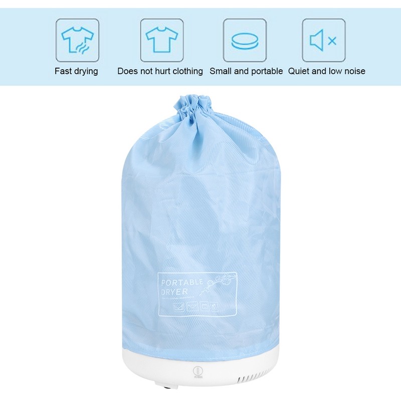 Portable Household Clothes Drying Bag Mini Folding Electric Dryer Machine