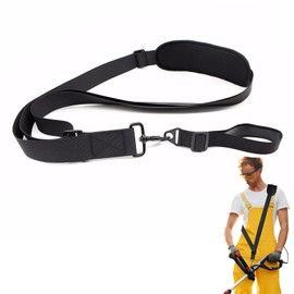 MAEXUS Carrying Strap Brushcutter, Universal Adjustable Brush Cutter Shoulder Strap, Grass Trimmer Strap, Nylon Brush Cutter Strap, with Soft Shoulder Pads, Gardening Accessories, Brush Cutter Strap