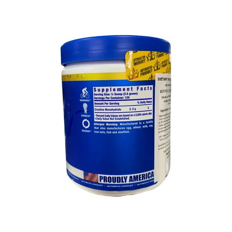 Suplemento en polvo Ronnie Coleman Creatine XS creatina monohidratada en