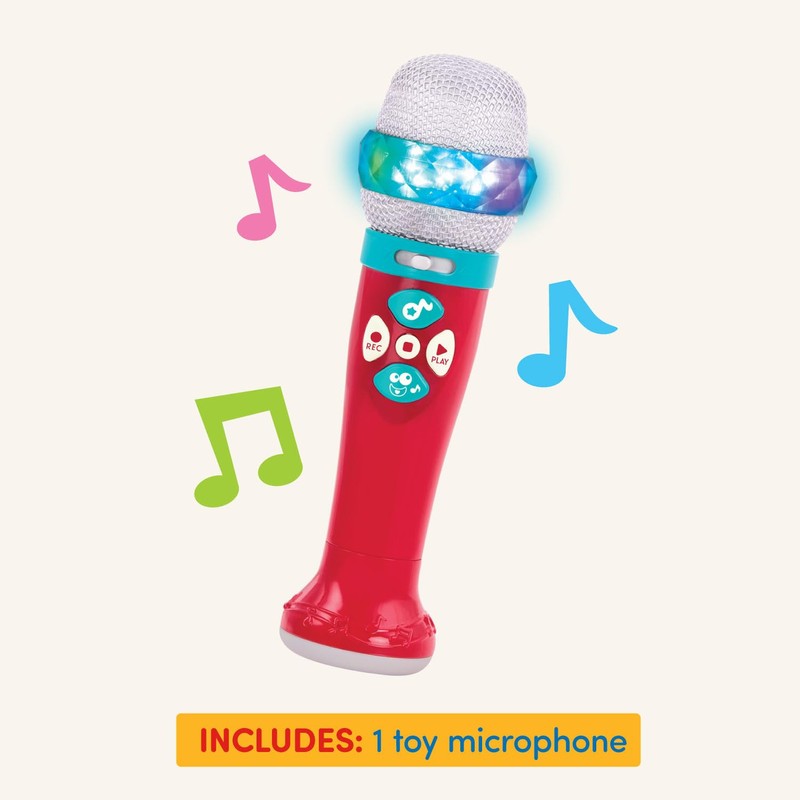 Battat – Toy Karaoke Mic – Light – Up &
