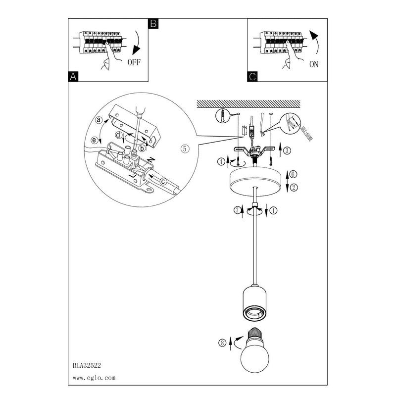 Eglo York Pendant Light Steel 60 W Matt Nickel