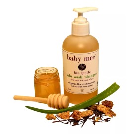 Mee Beauty Lavar Bebé Niños Shampoo - Aloe Orgánica, Manzanilla Y Miel