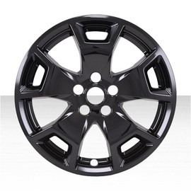 Set of 4 17" 5 Spoke Snap-On Wheel Skins for Ford Bronco Sport Base 2021-2024 - Gloss Black