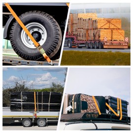 Spanngurte mit Ratschenschloss Ratschengurte Zurrgurte Kurz mit Ratsche Spanngurt Belastbar 10m Befestigungsgurt Zurrband 25mm Verstellbare Befestigungsriemen für Transport Fracht 2PCS
