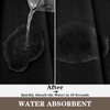 BYSURE BYSURE Black Memory Foam Bathroom Rug Set 3 Piece,