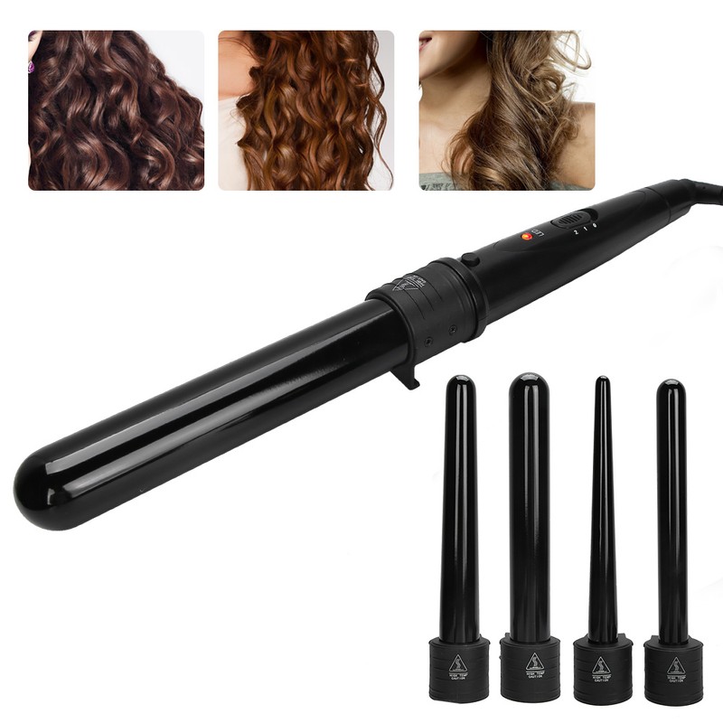 5‑In‑1 Curling Iron LED Adjustable Temperature Hair Styling Curling Iron