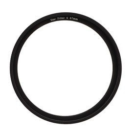 Star Filter 6 Line High Definition Coating Adjustable Cross Screen Starburst Effect Filter for Camera 67mm