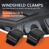 Byttlerom Windshield Mount Clamps Straps Kit Windshield Brackets Clips for