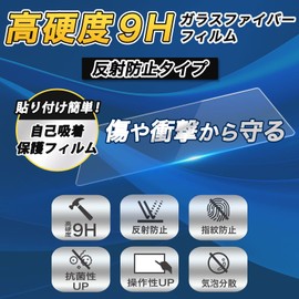 Leipsden SwitchBot Learning Remote Control Compatible GlassFiber Shield Protective Film Reduction Glass Film (Ultra Thin Fiber) Anti-Fingerprint Made in Japan