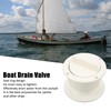 Boat Drain Valve Lightweight Compact Portable Leak Proof Stable Drainage