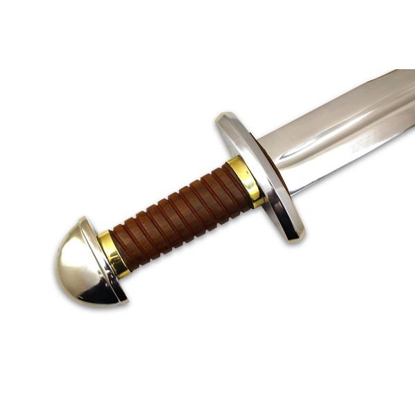 Full Tang Viking Sword w/ High Carbon Tempered Hand Forged Carbon Steel Battle Ready & Fully Functional