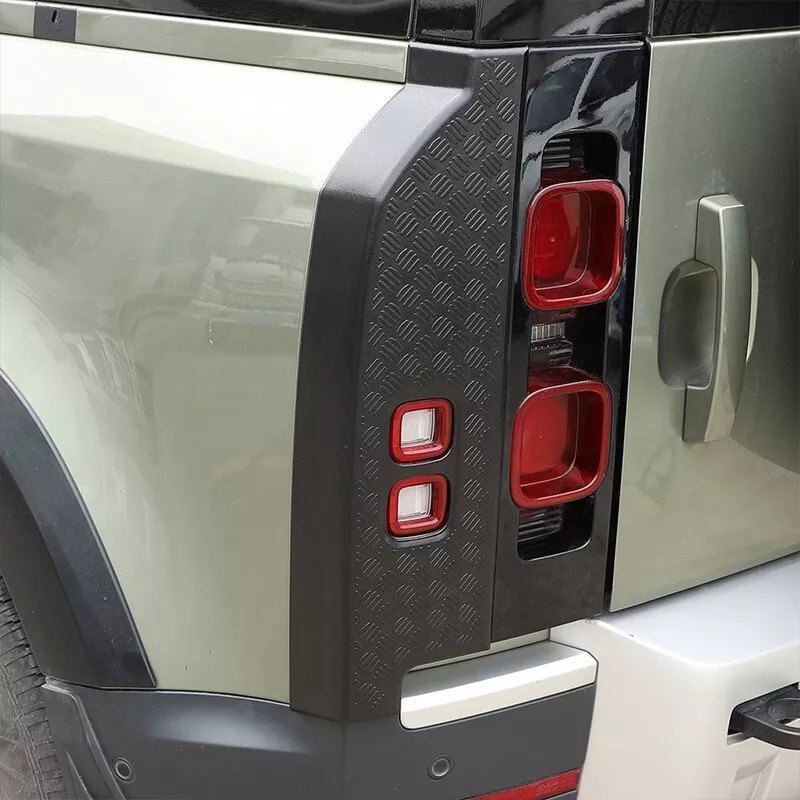 carcartrim-2022 Gloss Black ABS Rear Tail Light Cover Trim For