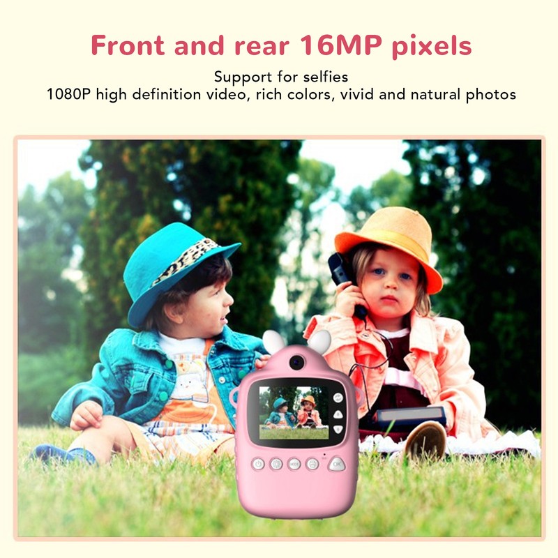 P1 Children Instant Print Camera Thermal Printing Camera with Print