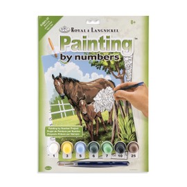 Royal & Langnickel Painting by Numbers A4 Size Mare and Foal Designed Painting Set