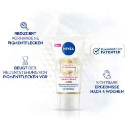 NIVEA Luminous 630 Hand Cream SPF15 (50 ml), Nourishing Cream Reduces Pigment Spots and Prevents Regeneration, Highly Effective Anti-Pigment Spot Cream for Hands