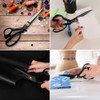 Left-Handed Fabric Scissors, 10 Inch Sewing Dressmaking Tailor's Shears adults