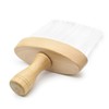 Healeved Wooden Handle Wool Hair Brush for Broken Hair Removal