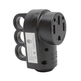 Nema 14-50R 50 Amp Heavy Duty Dryer Replacement Socket, Nema 14-50R Female, 50AMP Replacement Power Plug For Dryers, 50A 125V 250V Socket with Handle