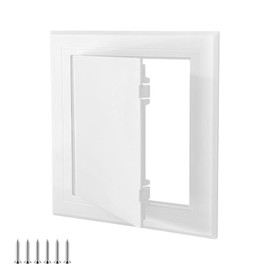 Qrity 4x6 Inch(100×150mm) Access Panel, Paintable Easy Access Doors, ABS Plastic Inspection Hatch with Installation Screws, for Wall and Ceiling