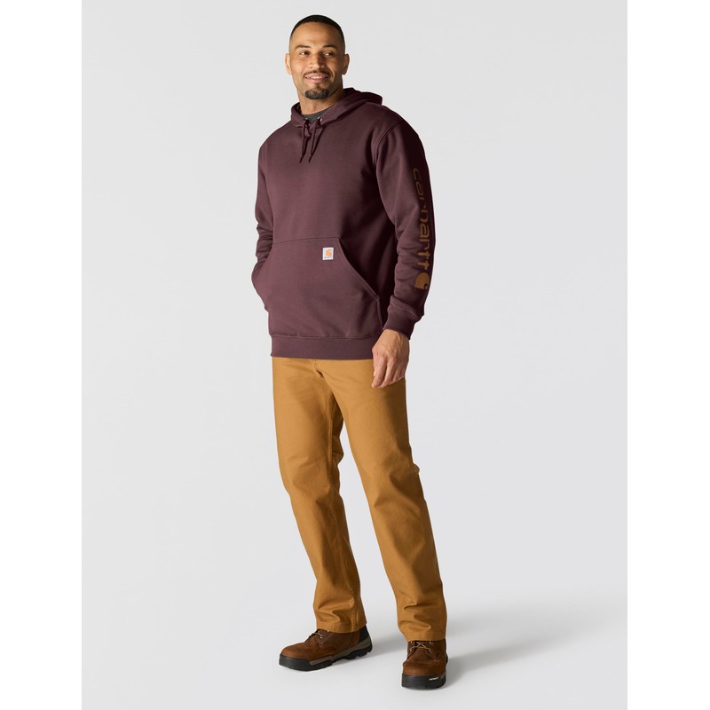Carhartt mens Loose Fit Midweight Logo Sleeve Graphic fashion sweatshirts,