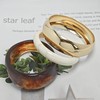 VIRAVENTO Chunky Acrylic Bangle Gold Bracelets Set for Women Resin