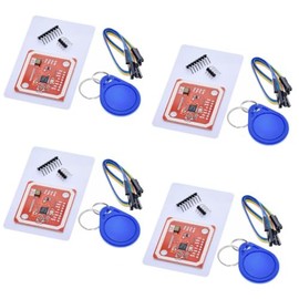 4PCS PN532 NFC RFID V3 Module Near Field Communication (NFC) Kit I2C SPI HSU with S50 White Card Key Card for Raspberry Pi DIY Smart Phone