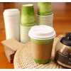 Yes!Fresh 12oz Disposable Hot Beverage Paper Coffee Cups with Sleeves
