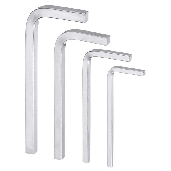 QUARKZMAN 4 Pieces L-shaped Square Head Wrench 3 mm/4 mm/5