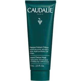 CAUDALIE Instant Detox Mascarilla de Arcilla Rosa, Limpia Poros - 75 mL