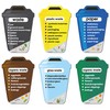 PrintAttack P038 Set of Waste Separation Stickers in German or
