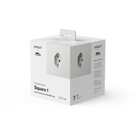 Avolt Steckdosenleiste Schweiz von Avolt mit USB-C - Die weltweit erste Design-Steckdosenleiste mit Magnetbefestigung - Schweizer Verl?ngerungskabel mit 3 Steckdosenw1rfeln und 2 USB (Wei?)