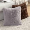 MIULEE Pack of 2 Luxury Faux Fur Throw Pillow Cover