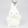 Takenoko Petite Mori Nakama Keychain Rabbit White Plush Toy 68445