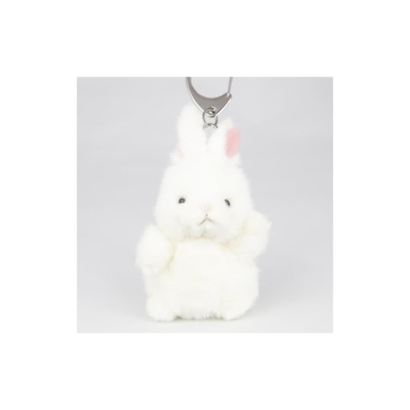 Takenoko Petite Mori Nakama Keychain Rabbit White Plush Toy 68445
