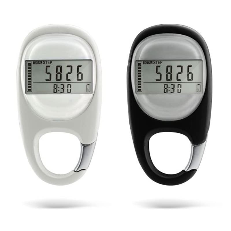 ThreeH Digital Walking Pedometer Step Tracker with Clip 7 Days