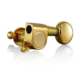 VANSON Tuners/Machine Heads Right Handed Gold VN-05 (Set of 6) for Stratocaster, Telecaster, Jackson, Ibanez, BC Rich, Schecter (Right Handed, Gold)