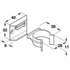 x10 Kitchen Plinth Leg Clips & Brackets Kick Board Plastic