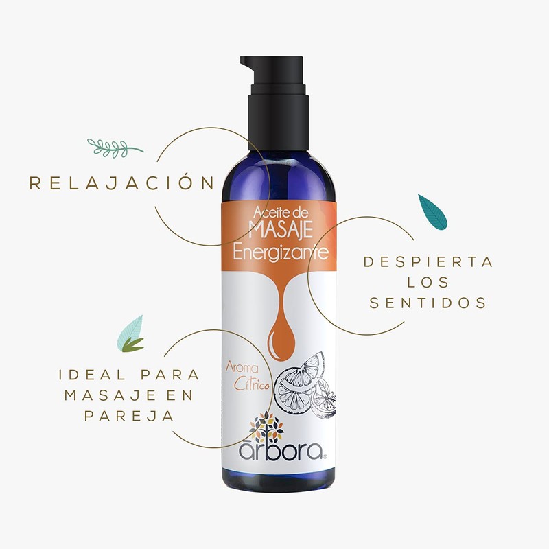 Aceite de Masaje Sensual Aroma Cítrico 90ml