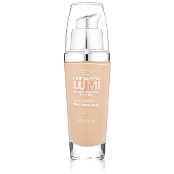 L'Oreal Paris True Match Lumi Healthy Luminous Makeup, W3 Nude Beige, 1 fl. oz.