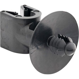 4LIFETIMELINES Black Nylon 1/4 Brake Line Mounting Clip - Single Slot - Bag of 10 - Premium OE Replacement for Effortless, Reliable, and Safe Application