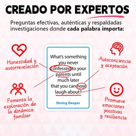 NINOMO Tarjetas Juego de Pareja, Juego de Preguntas para Parejas Románticas e Interesantes, Herramienta de Calentamiento Emocional【4 en 1: Comprender+ Explorar+ Diferenciar+ Planificar, 200 Cartas】