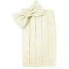 Ivory Palermo Cummerbund and Bow Tie Set - Pocket Square