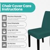 Velvet Dining Chair Covers Stretchable Spandex High Back Dining Chair