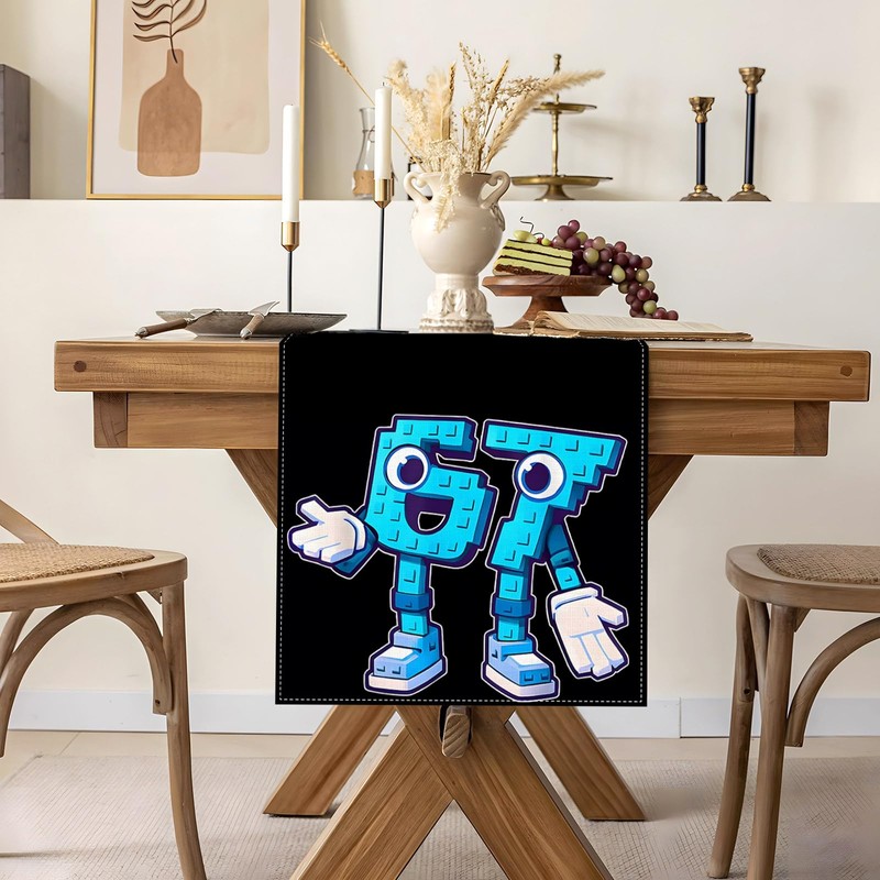 Heyfary Funny 6 7 Meme Birthday Decoration Italian Brainrot Six