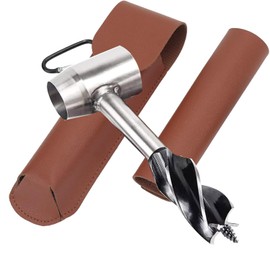 Bushcraft Settlers Tool Survival Hand Auger Wrench - Bestgle Bush Craft Gear and Equipment Scotch Eye Wood Drill Peg and Manual Hole Maker Multitool for Camping, Bushcrafting