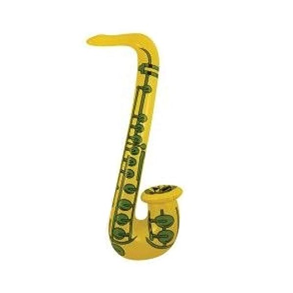 Henbrandt Inflatable Blow Up Saxophone in Party Accessory - 55