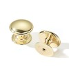 khtumeware 10 Pack 1-3/8 Inch(35mm) Polished Brass Cabinet Knobs Solid