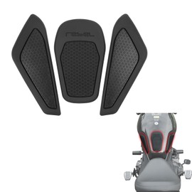 GFARDMOTO Motorcycle Tank Pad for Honda Level 1100 CMX1100 2017-2025 Anti-Slip Tank Protector Sticker Rubber Fuel Tank Grip Accessories Rubber Material Black
