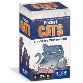 HUCH! Pocket Cats Family Game for 2 Players from 8 Years
