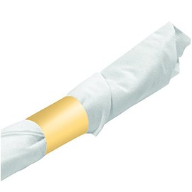 Raise Products Paper Napkin Bands Self Adhesive | Paper Napkin Rings Self-Adhering | Pre-Cut | Disposable | Safety Glue | Bond Paper | Pack of 500, 4.25” x 1.5”, Cream